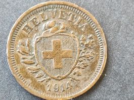 1 cent Suisse 1914