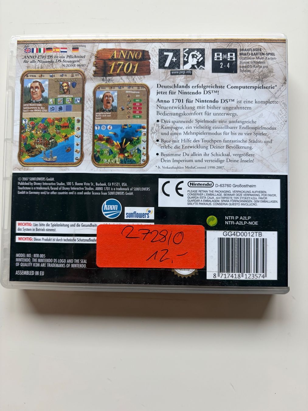 Nintendo Giochi: Anno 1701 - Nintendo DS – Usato da Zürich venduto da DoktorDer 1
