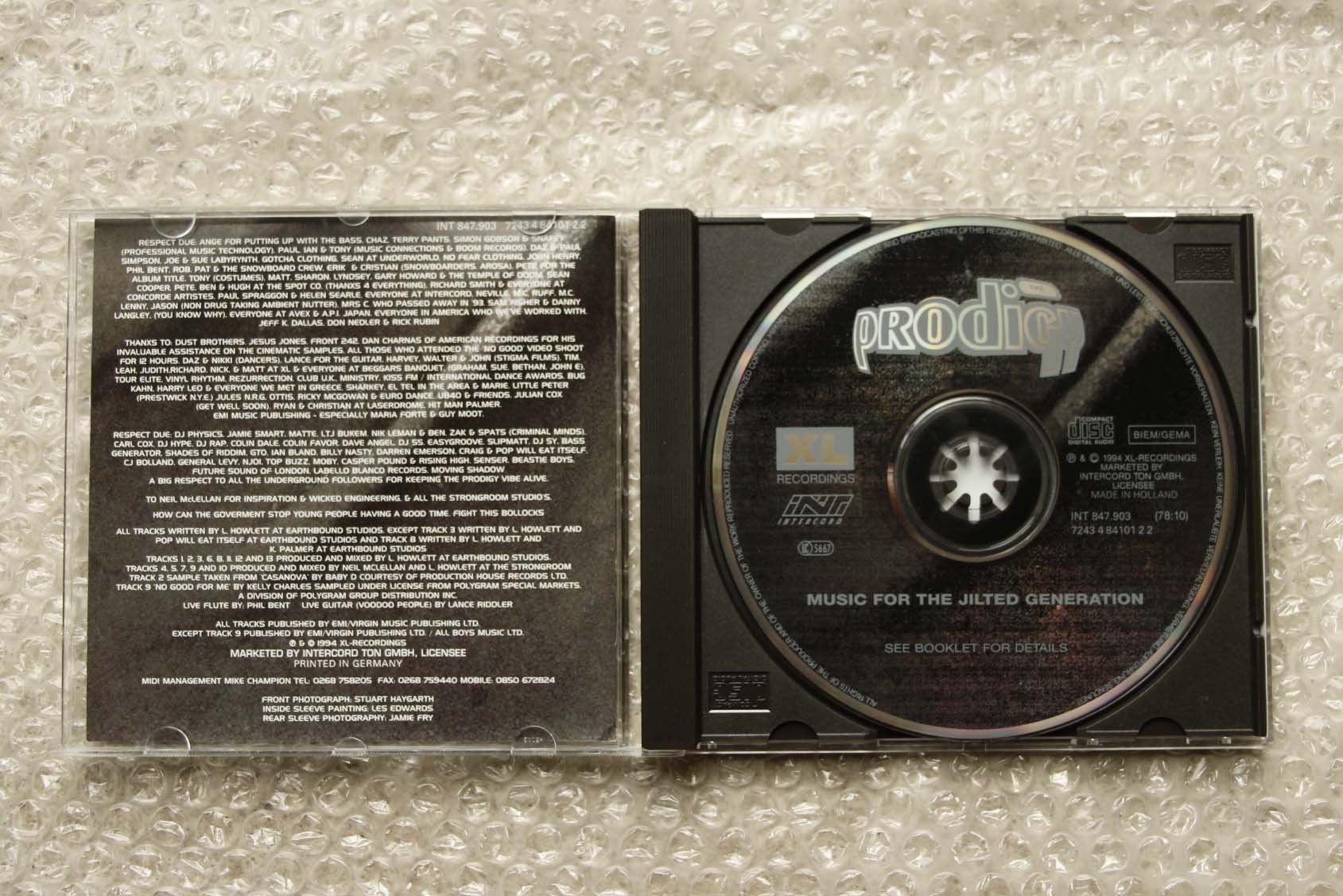 CDs: The Prodigy Music For The Jilted Generation – D'occasion à Zürich par Kneb 2