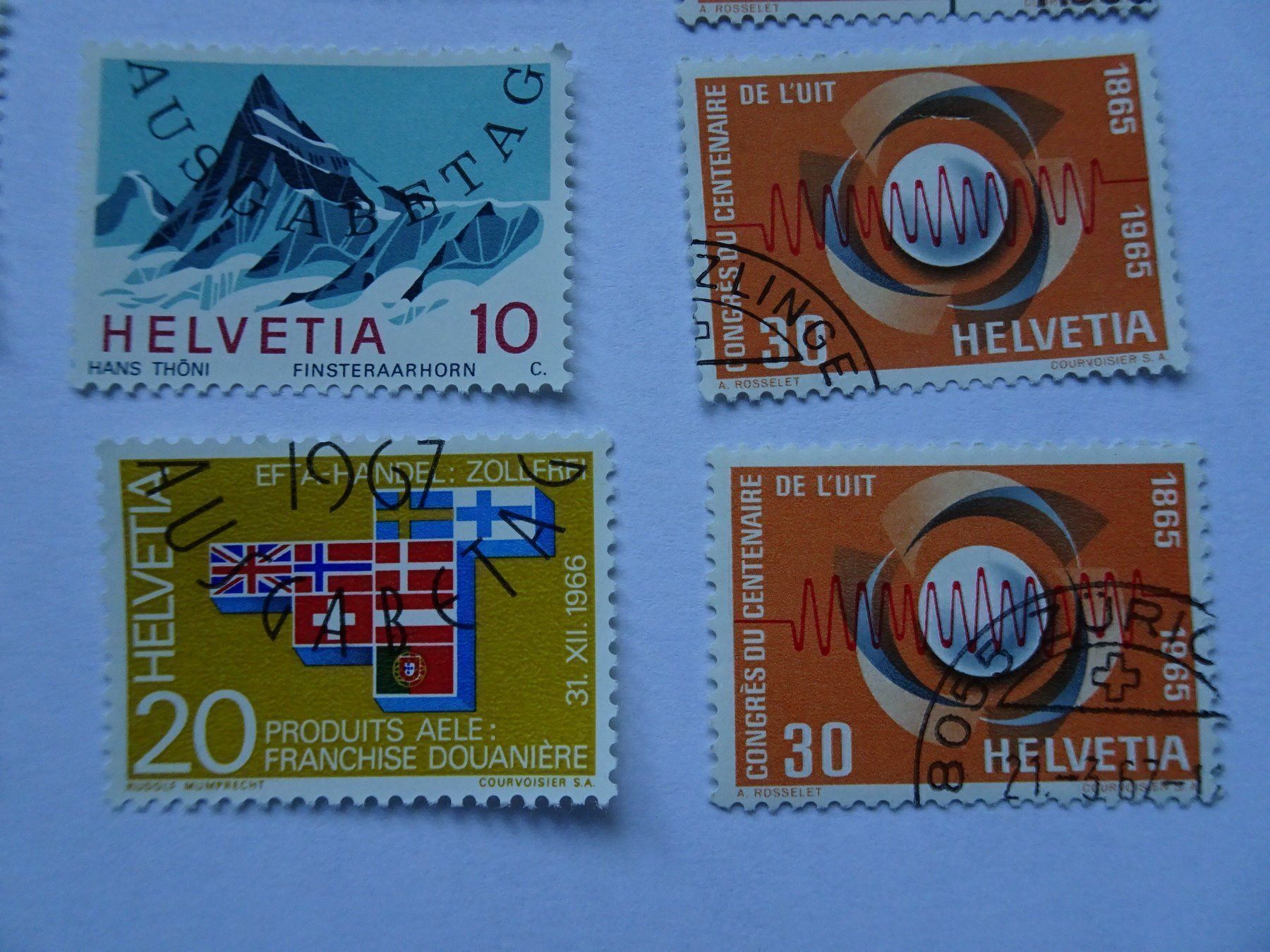 Alle Briefmarken: 1965-67 – Neu (gemäss Beschreibung) aus Aadorf von Chnorli-Furz 4