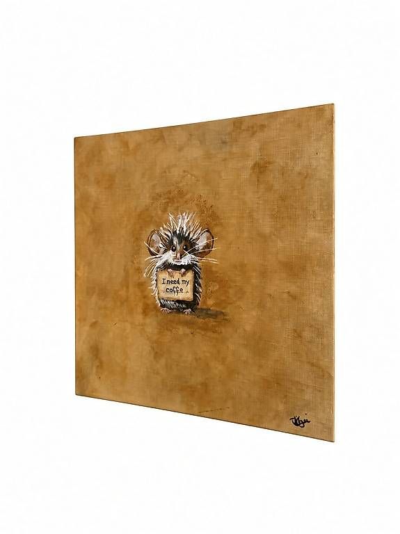 Gemälde: Acrylbild: I need my coffe – Neu (gemäss Beschreibung) aus Safenwil von car_nlh6 2