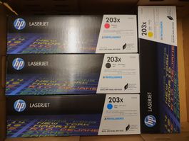 4 Cartouches Toner CMJN - HP Laserjet 203x