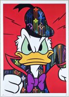 Death NYC Ltd Ed Pop Art Druck " Vuitton Angry Donald