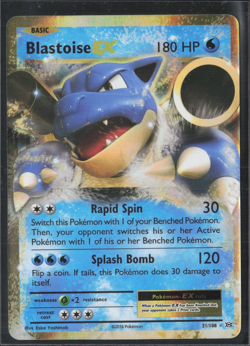 Pokémon Carte collezionabili: POKÉMON / Blastoise EX / Evolutions 🇺🇸 – Usato da Herzogenbuchsee venduto da TCG-High-Quality