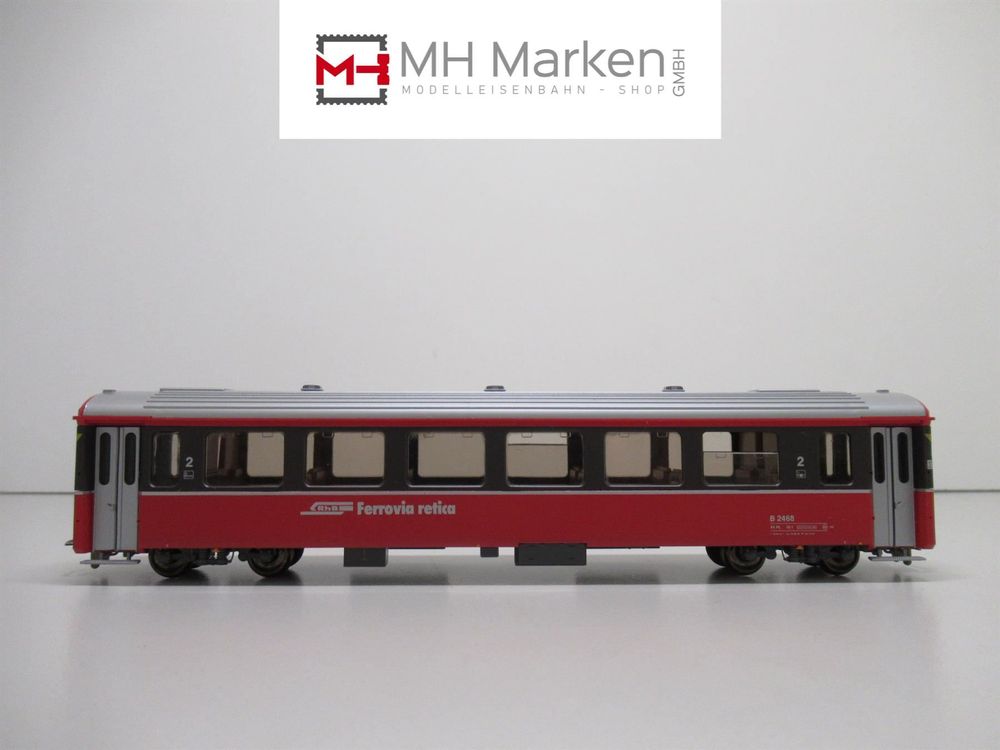 Bemo 3282 117 Wagon RhB Rhätische Bahn B 2467 2ème Classe - Voiture HOm D'occasion Pour Train Miniature