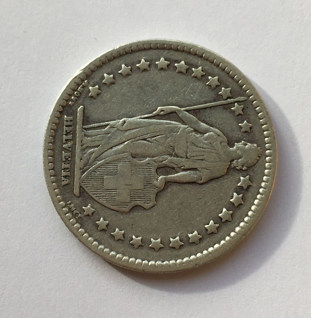 Tutti le monete: 1887 1 Franken -vz – Usato da Kirchberg SG venduto da Zenhad69 2