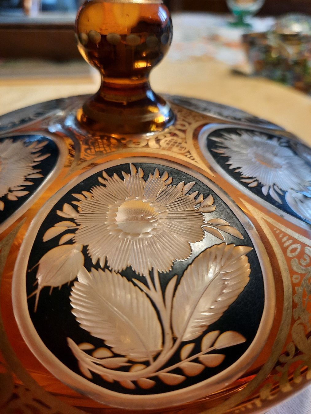 Ciotole: wunderbare böhmische Glasdose – Usato da Busswil BE venduto da balu37 3