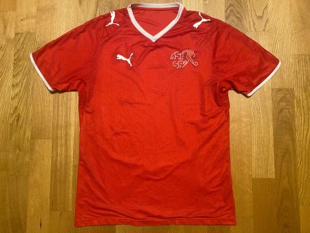 ORIGINAL SCHWEIZ NATI EM 2008 MAILLOT SUISSE PUMA SVIZZERA S