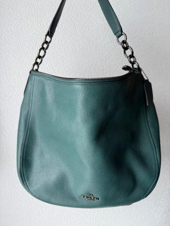 COACH New York — Tasche / Umhängetasche — Petrolblau