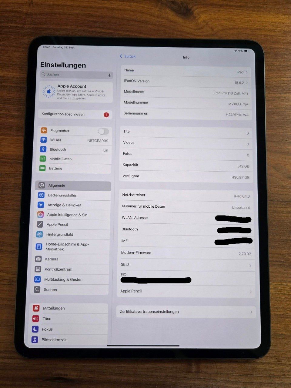 Apple Tablet PC: iPad Pro 13″, M4 (Cellular) – Usato da Siebnen venduto da Sales2014 3