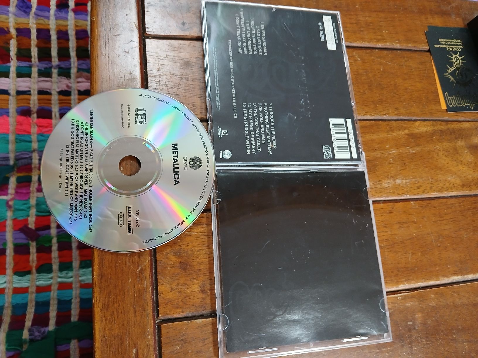 CDs: Metallica- same – Gebraucht aus St-Cergue von VeganWarrior
