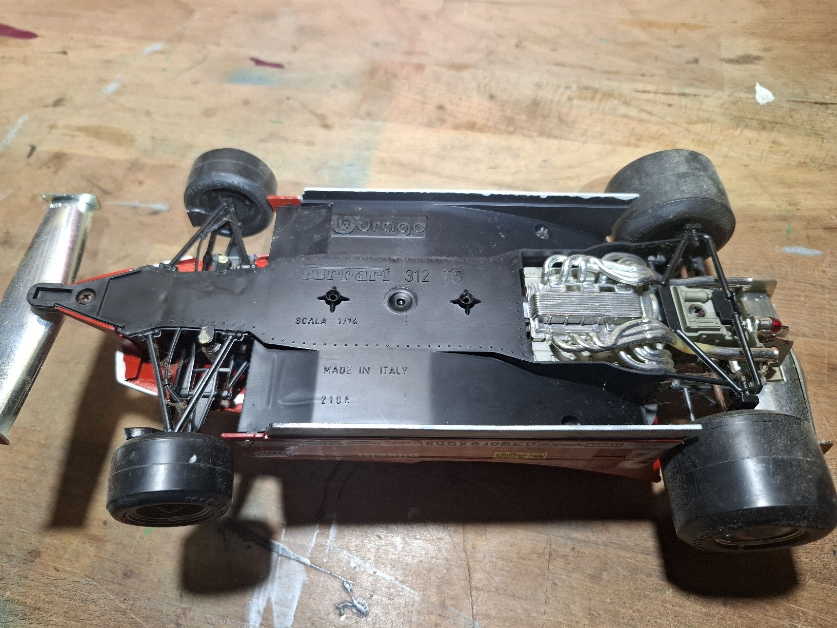 Bburago Modellini d'auto: Modell Ferrari 312 T5 – Usato da Flaach venduto da maniv6 3