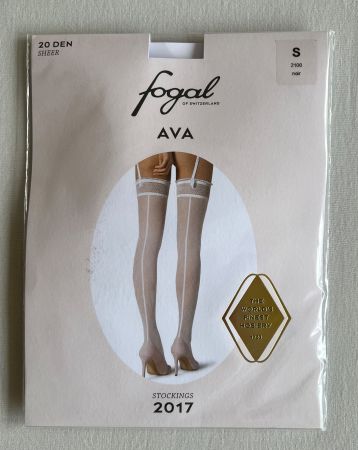 Fogal AVA Stockings /halterlos - 2100 schwarz  - Gr. S