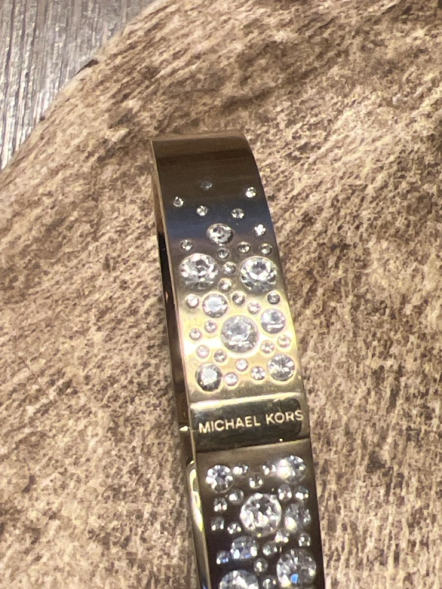 Michael Kors Bracciali & Braccialetti: Michael Kors Armreif gold mit Strass – Usato da Seon venduto da Sunny-Schmuck78 1