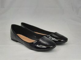 SALE! Lackschuh Ballerina schwarz schlicht elegant Gr. 37