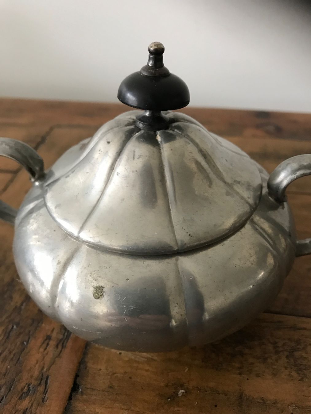 Zuccheriere: Zuckerdose Zinn England – Usato da Rapperswil SG venduto da cosiba01 4