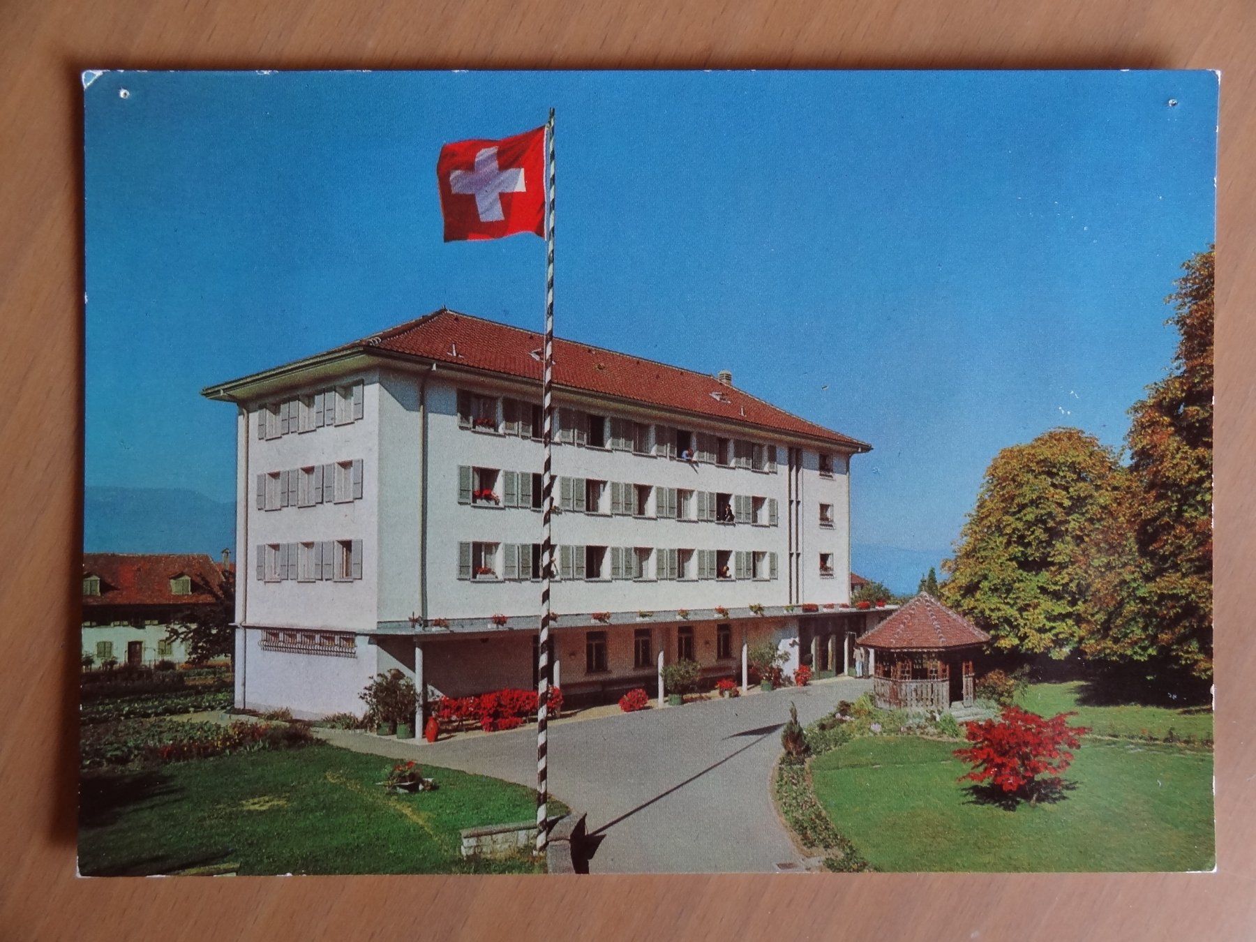 Cartoline postali: Estavayer-le-Lac - Institut Institut Stavia – Usato da St Léonard venduto da Riglin