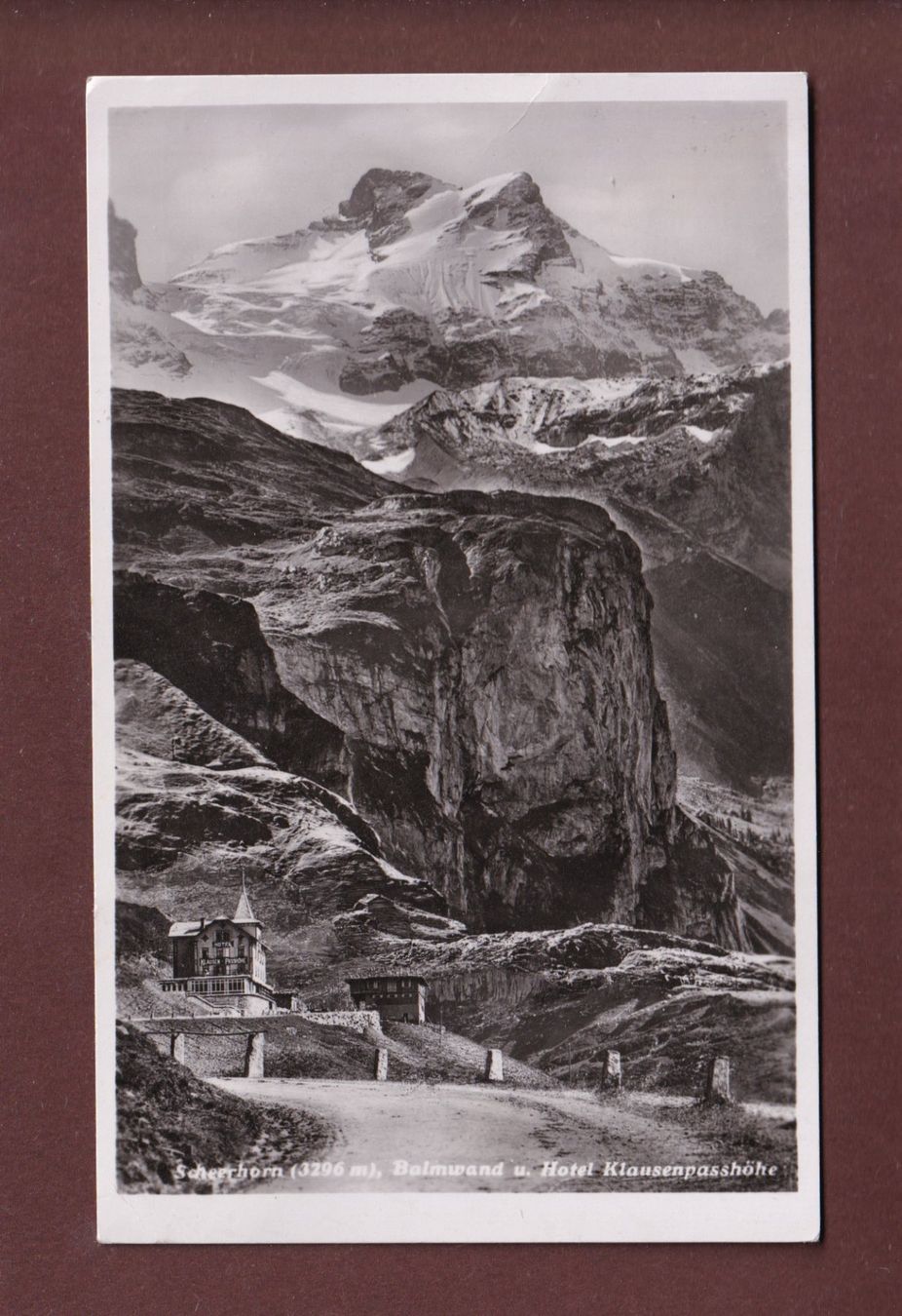 Ansichtskarten: KLAUSENPASSHÖHE - Scheerhorn - 1941 – Gebraucht aus Pully von nicecards-shop