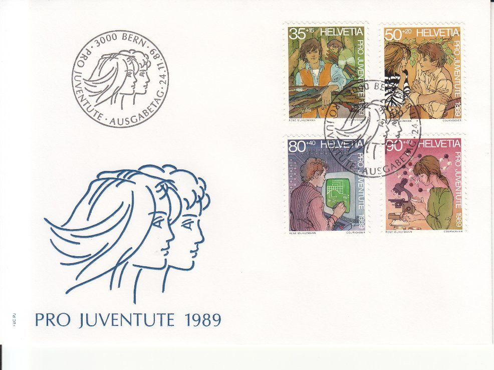 Tutti i francobolli: SBK J311 - J314 FDC – Usato da Bürglen TG venduto da StampGraf
