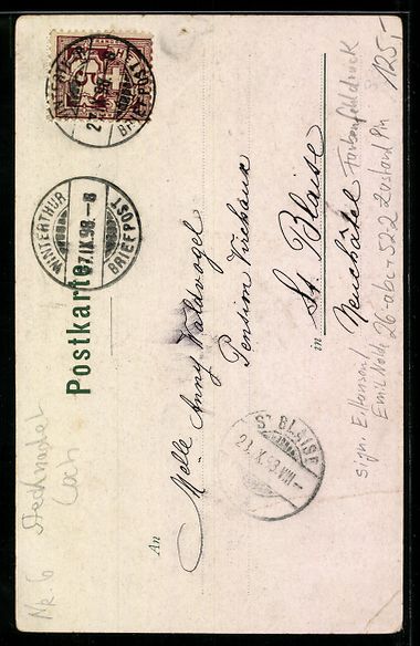 Cartoline postali: sign. E. Hansen / Emil Nolde: Das Böse  – Usato da Berlin venduto da bartko-reher 1