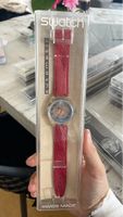 Swatch Automatik Uhr, Rarität, Sammlerstück, Rot, Neu