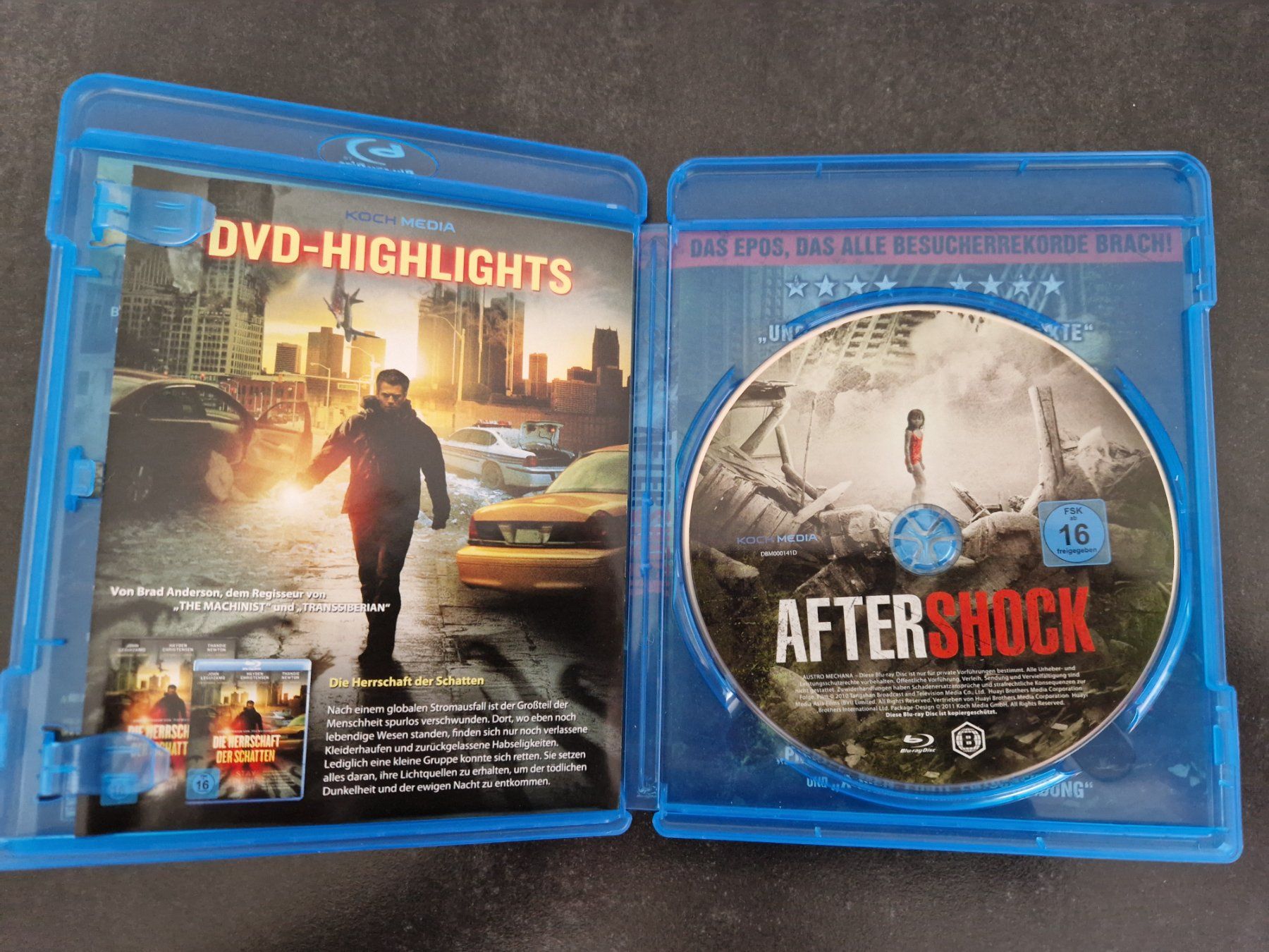 Tutti i DVDs: Aftershock Blu-Ray Topzustand – Usato da Buchs SG venduto da Herc01 1