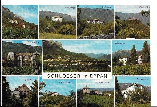Cartoline postali: Schlösser in Eppan Südtirol – Nuovo (secondo la descrizione) da Altstätten SG venduto da alpalfa