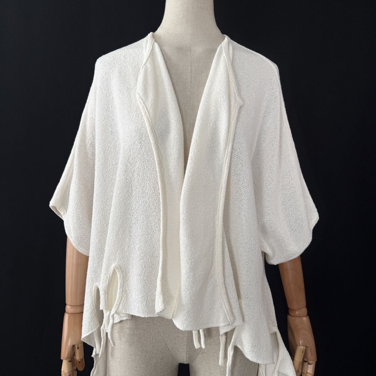 Barbara Speer Maglioni & Felpe: BARBARA SPEER White Cotton Cardigan – Nuovo (secondo la descrizione) da Freienbach venduto da Avviivva_Shop 1