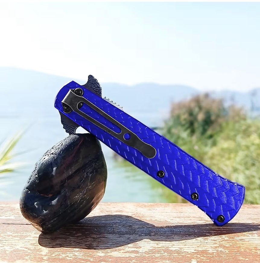 Coltelli tascabile: Klappmesser/Taschenmesser mit Drachen blau/schwarz – Nuovo e nell'imballaggio originale da Basel venduto da Seifehuesli 2
