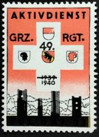 Grenz Regiment 49, Aufdr, 1939 durchstr, 2.WK, Wi Gz 68