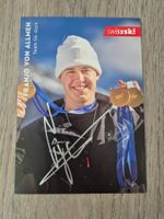 Autogrammkarte Franjo von Allmen Originalunterschrift