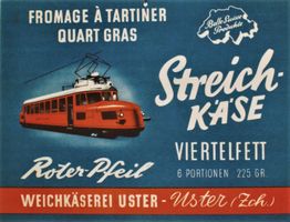 SBB ROTER PFEIL STREICH-KAESE c. 1935