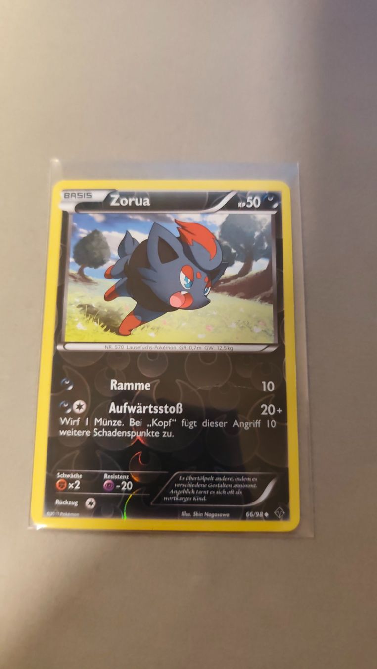 Pokémon Carte collezionabili: Zorua Reverse Holo - Aufstreben der Mächtigen – Usato da Kehrsatz venduto da Riyouu 2