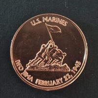 USA 1 Oz .999 Copper, Iwo Jima