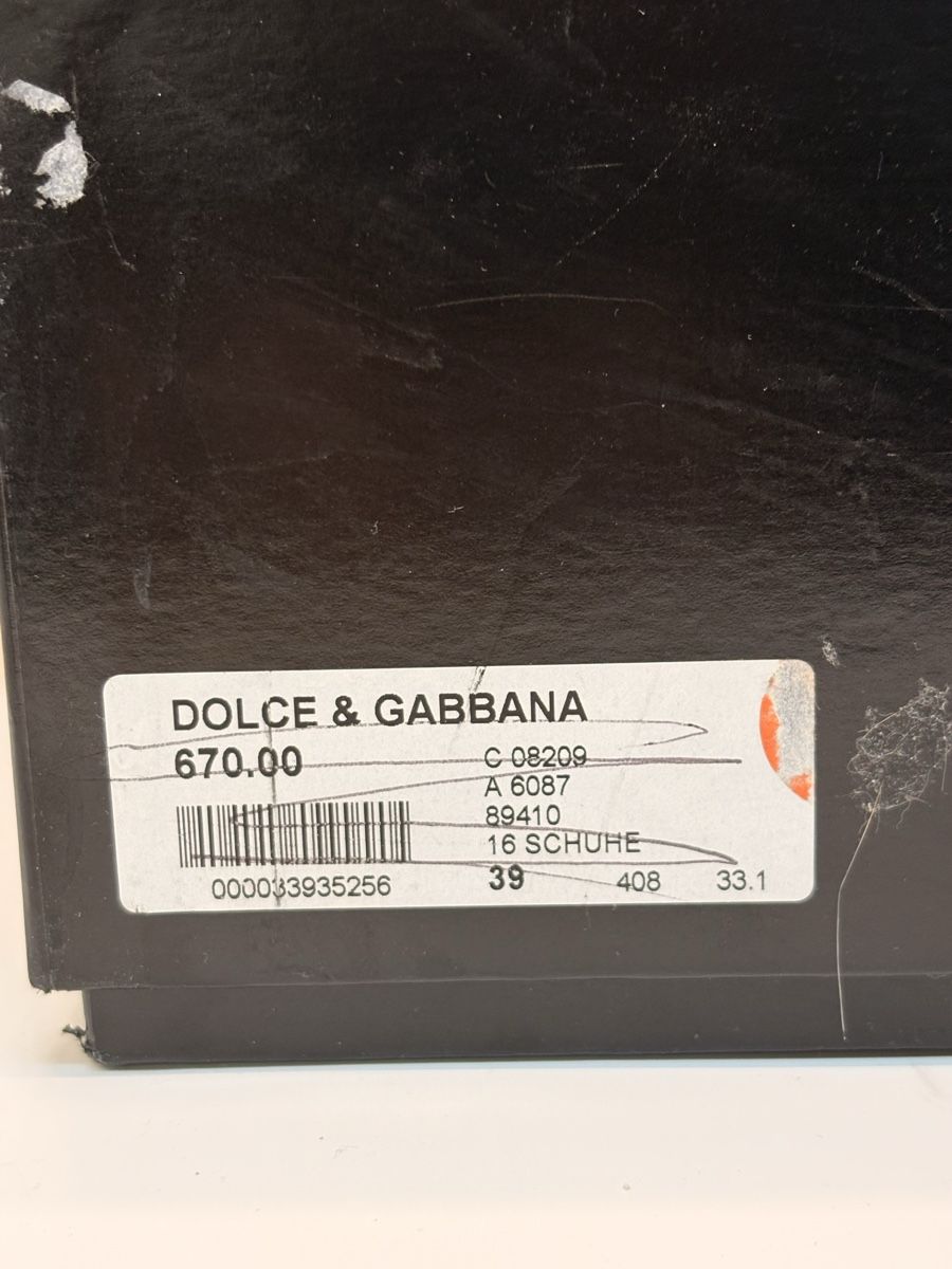 Dolce & Gabbana Scarpe da donna: Dolce & Gabbana Lackleder-T-Strap Pumps mit Blockabsatz Eu39 – Usato da Wollerau venduto da Florencio.M 4