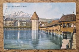 Luzern ca.1911, n. Interlaken z. Madame E. Hediger