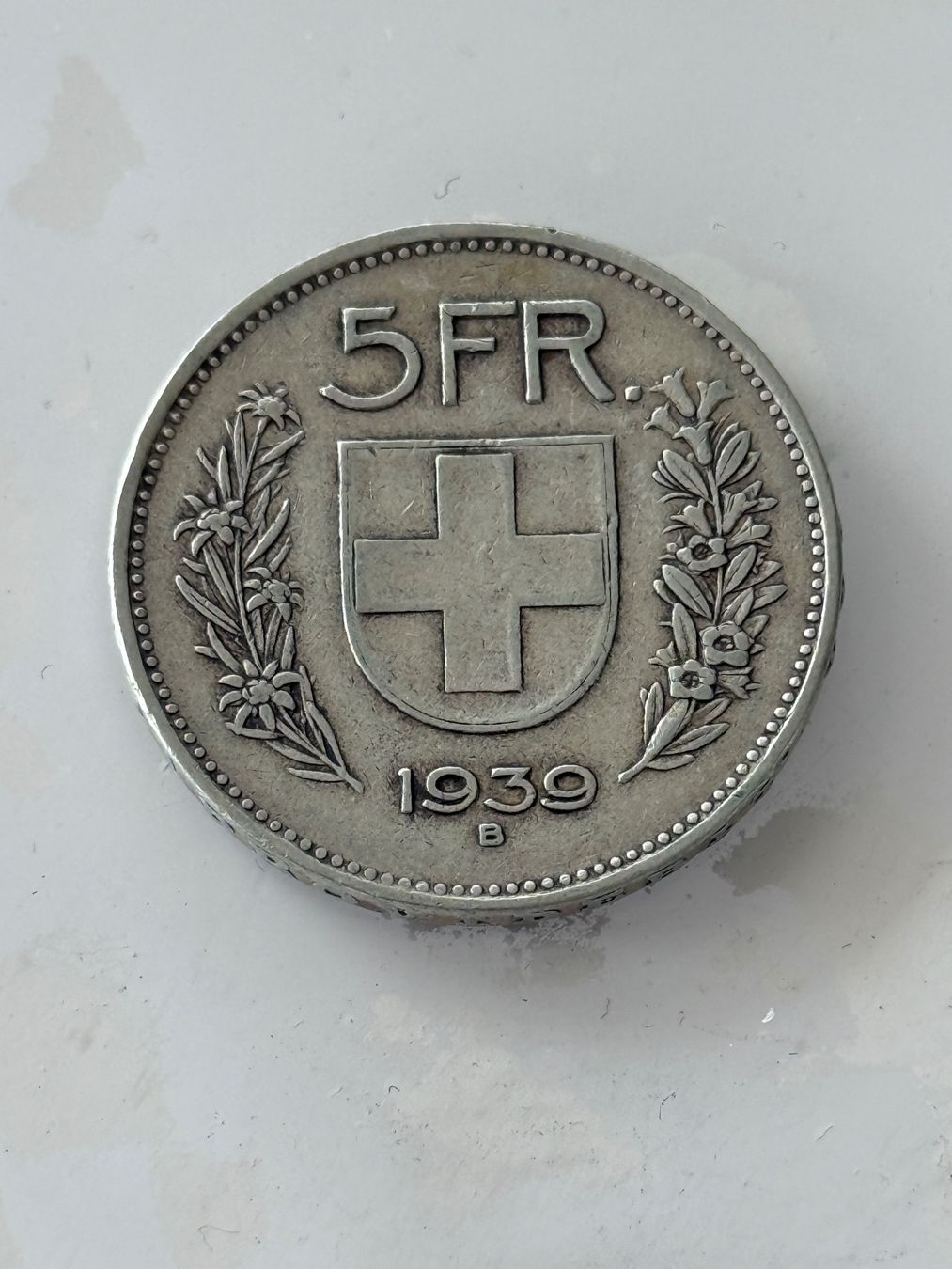 Tutti le monete: 5 Franken 1939  Silber – Usato da Wallisellen venduto da SWISS_SILVER1 1