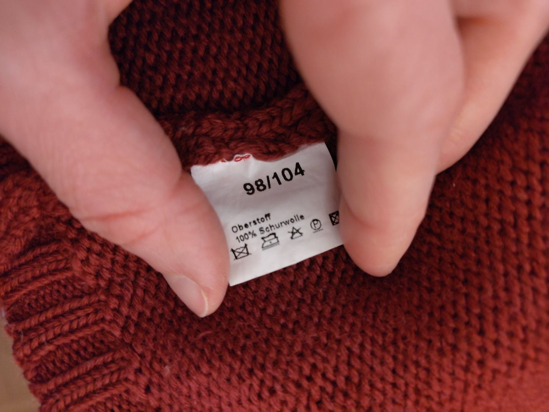 Giacche & Cappotti: rote Wolljacke 100% Schurwolle, 98 – Usato da Jona venduto da tschounaess 3