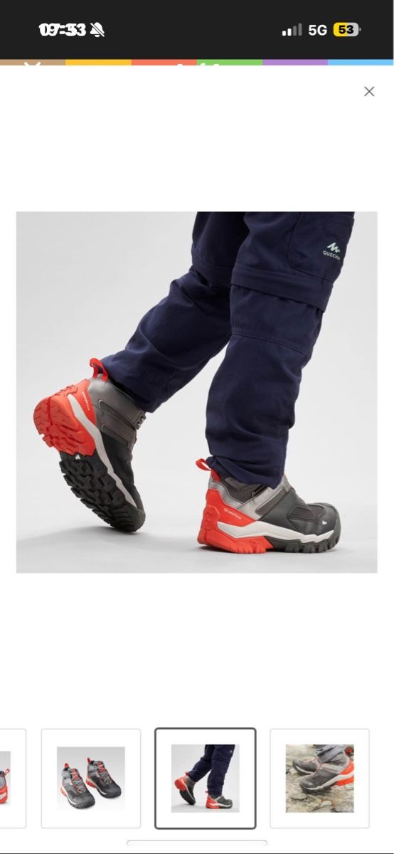 Scarpe per ragazzi: Kinder Wanderschuhe Quechua gr.28 – Usato da Birrhard venduto da kristiii 3