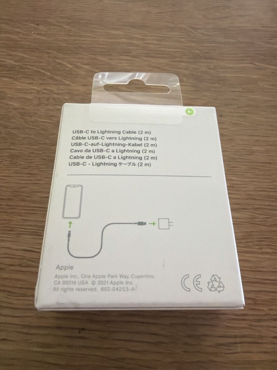 Apple Câbles: USB-C to Lightning Kabel 2m (neu) – Neuf avec emballage d'origine à Uster par qwerti3 1