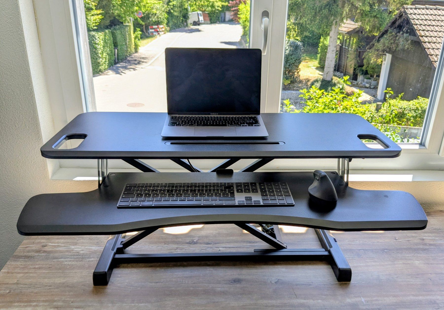 Scrivanie: Sitz-Steh Workstation, Stehtisch Auflage, höhenverstellbar – Usato da Gockhausen venduto da Dom_kp7z 3