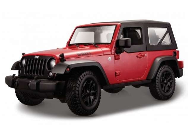 Jeep Modellautos: Jeep Wrangler "Willys" 2014-2018 rot / schwarz      1:18 – Neu und originalverpackt aus Gerlafingen von espero88