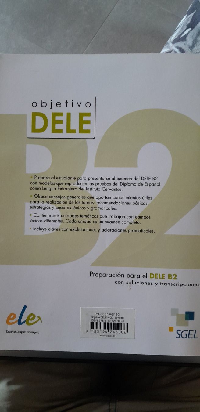 Libri: Objetivo DELE B2 preparación para el DELE B2 + CD – Usato da Vessy venduto da ewika 1