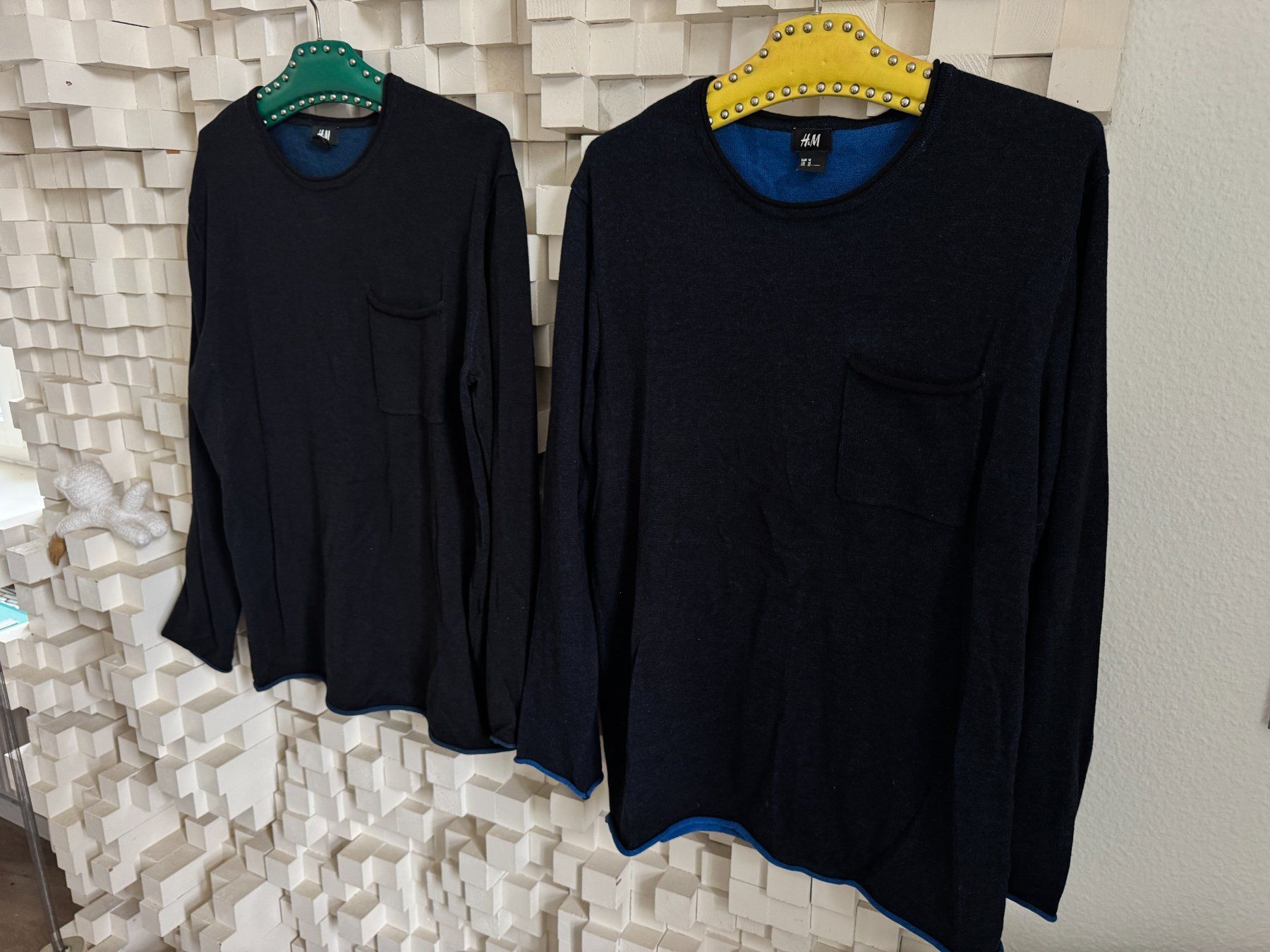 Pullover & Sweatshirts: coole dunkelblau blaue Feinstrickpullover Pullover gr M (L) – Gebraucht aus Zürich von Malco0 8