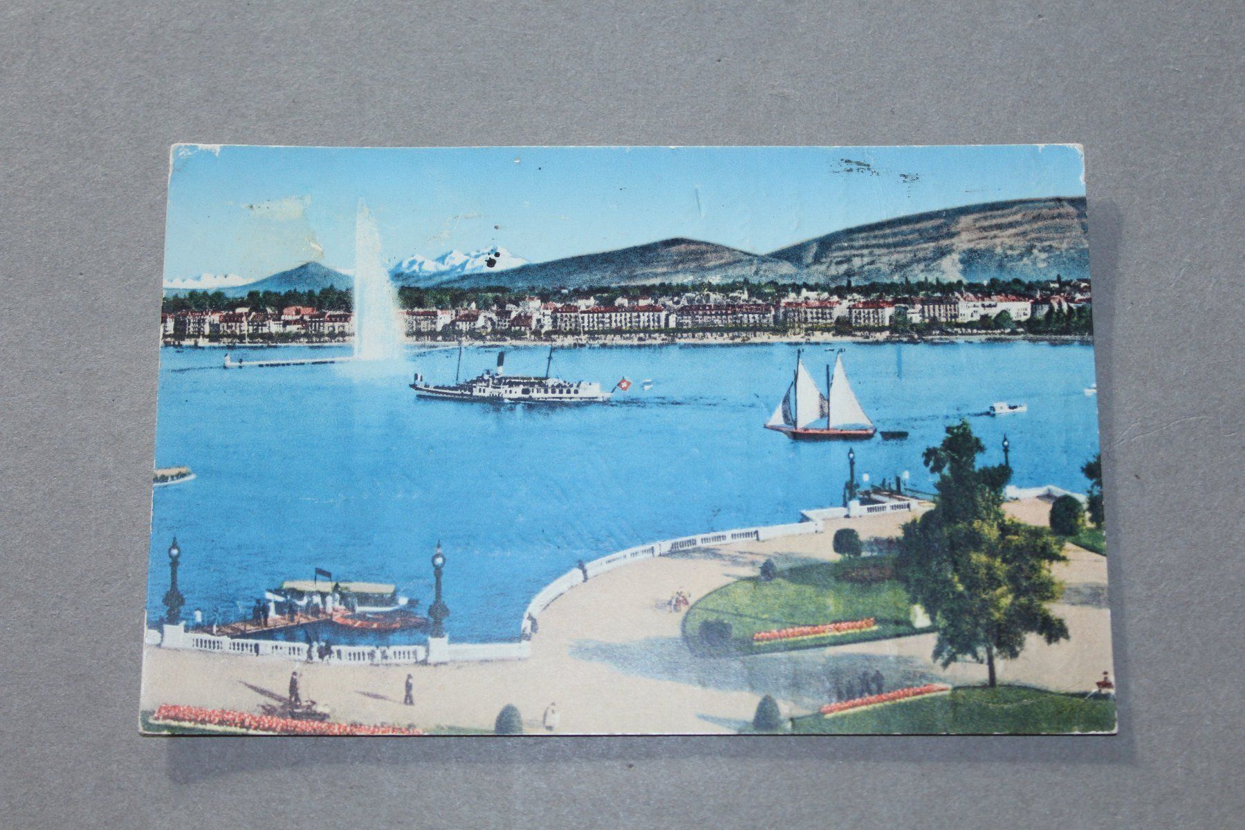 Cartoline postali: Alte Ansichtskarte Genéve  gestemp.1950 – Usato da Kriens venduto da Wolly85 1
