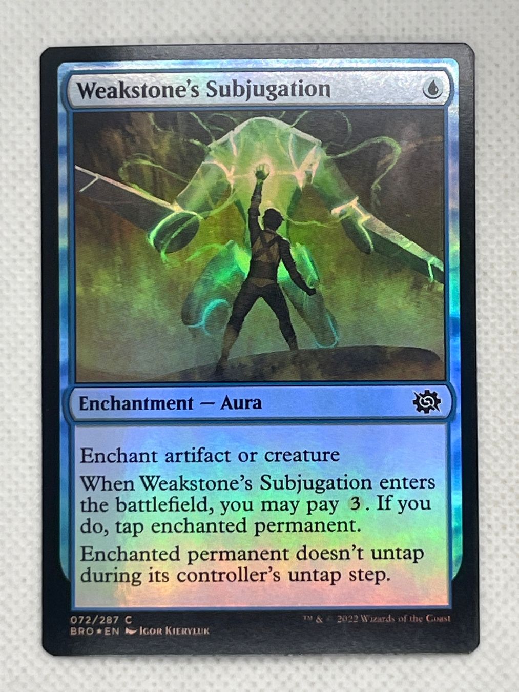Magic The Gathering Carte collezionabili: MTG Weakstone’s Subjugation BRO 072 Englisch Common Foil – Usato da Hinterkappelen venduto da Kim1992