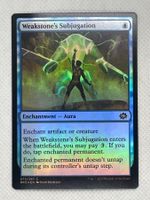 Magic The Gathering Weakstone's Subjugation Foil Karte