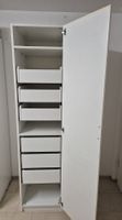 Schrank Pax weiss mit Schubladen 