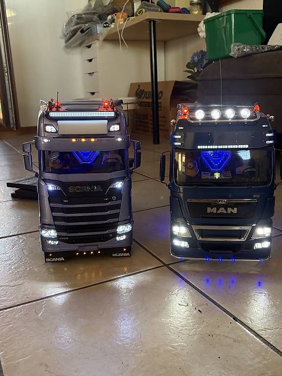 Modellismo RC: Tamiya Scania 770 et Man – Usato da Mézières FR venduto da Paulwalke3 1