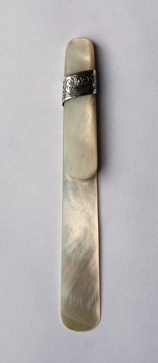 3 Silber Metallanhänger Design Gebogen Lesezeichen Amulett Anhänger Bookmark